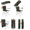 RMENST Folding Camping Chairs for Adults, with Awning Chair Sturdy Steel Frame Portable Outdoor Sport Chairs Camping,Fishing Chair view 4