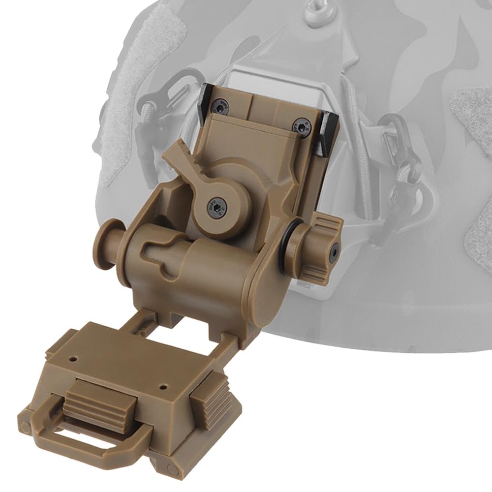 SIANKO L4G24 NVG Mount Night Vision Goggles Arms Bridge Base Adapters Bracket For ACHPASGTMICHM88FAST Tactical Helmet PVS15/18 (Tan)