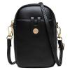 DDRPAD Small shoulder bag embroidery thread vertical zipper buckle mini shoulder messenger bag view 1