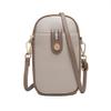 DDRPAD Small shoulder bag embroidery thread vertical zipper buckle mini shoulder messenger bag view 3