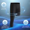 Valcatch Boys One Leg Compression Tights Leggings for Basketball Youth 3/4 Compression Pants Kids Sport Base Layer Underwear view 3