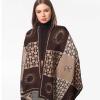 EXTREE Scarfs for Women Pashmina Silky Shawl Wrap for Evening Dressing Blanket Open Front Poncho Cape view 3