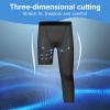 Valcatch Boys One Leg Compression Tights Leggings for Basketball Youth 3/4 Compression Pants Kids Sport Base Layer Underwear view 4