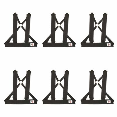 SPEEDSTER 6 Pack Padded Harness for Athletes- Wear Forward for Speed Training or Backward for Overspeed Training. Fits 13+ Male and Female Athletes