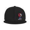 fwoeqiz Resist Fist Resistance Hats for Men Women Flat Bill Brim Dad Hats Adjustable Black Fashion Baseball Cap view 2