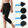 Valcatch Boys One Leg Compression Tights Leggings for Basketball Youth 3/4 Compression Pants Kids Sport Base Layer Underwear view 2