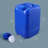 Menolana Camping Water Tank Water Carrier Barrel Water Storage Carrier with Handle PE Water Container for Hiking Survival Outdoor, Blue view 4