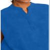 Healing Hands Women's Scrub Top Relaxed Fit Journey Top - 2 Pockets with Knit Details, Dolman Sleeve and Rounded Hem - 2152, XS, Royal view 2