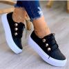 Loafers For Women Wide Width Womens Walking Shoes Slip on Sneakers Lady Girls Platform Loafers Fashion Casual Dressy Summer Lace Up Low Top Flats Shoes view 3