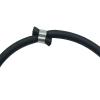 10Pcs Trampoline Elastic Rope Elastic Ties Aluminum Buckle Trampoline Accessories Bungee Cord for Tarp Canopy Exercise Fitness Trampoline, Black view 2