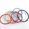 10 Pieces Trampoline Elastic Rope High Jump Bungee Cord Aluminum Buckle Heavy Duty Trampoline Accessories Bungee Rope for Fitness Trampoline, Gray view 2