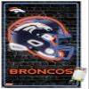 Trends International NFL Denver Broncos - Neon Helmet 23 Wall Poster, 22.37" x 34.00", Poster & Mount Bundle view 1