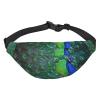 Beautiful Peacock Travel Running Large Crossbody Bag Men'S And Women'S Sports Waist Bag Crossbody Bag view 1