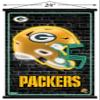 Trends International NFL Green Bay Packers - Neon Helmet 23 Wall Poster, 22.37" x 34.00", Print and Black Hanger Bundle view 3