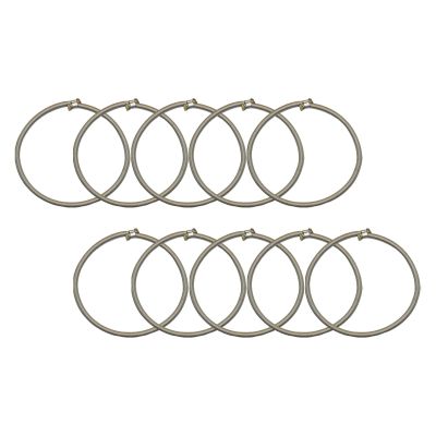 10Pcs Trampoline Elastic Rope Elastic Ties Aluminum Buckle Trampoline Accessories Bungee Cord for Tarp Canopy Exercise Fitness Trampoline, Gray