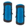 Sanmum 2pcs Nylon Compression Sack for Sleeping Bag, Lightweight Stuff Bag Organizer for Camping Backpacking Hiking (Small,Blue) view 2