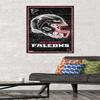 NFL Atlanta Falcons - Neon Helmet 23 Wall Poster, 34L" x 22.4W", Unframed Version view 2