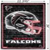 NFL Atlanta Falcons - Neon Helmet 23 Wall Poster, 34L" x 22.4W", Unframed Version view 3