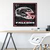 NFL Atlanta Falcons - Neon Helmet 23 Wall Poster, 34L" x 22.4W", Unframed Version view 4