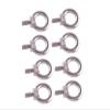 NinWelly jfqm 4pcs Or 8pcs M8 Thread Eye Bolt 304 Stainless Steel Fit for T and C Rhino Thule Yakima Pro Rola Roof Rack Silver (Color : 8pcs) view 1