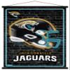 Trends International NFL Jacksonville Jaguars - Neon Helmet 23 Wall Poster, 22.37" x 34.00", Print and Black Hanger Bundle view 1