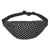 Black And White Polka Dots Travel Running Large Crossbody Bag Men'S And Women'S Sports Waist Bag Crossbody Bag view 1