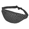Black And White Polka Dots Travel Running Large Crossbody Bag Men'S And Women'S Sports Waist Bag Crossbody Bag view 2