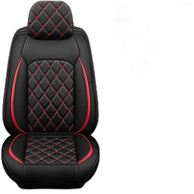 Car Seat Cover 5-Seats, for VW Volkswagen Golf 6 GTI Golf 7 Golf 7 GTI Golf Tdi Golf Sportsvan Pink, Front and Rear Leather Seat All Weather Use Breathable Wear Resistant Waterproof (Color : B)