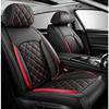 Car Seat Cover 5-Seats, for VW Volkswagen Golf 6 GTI Golf 7 Golf 7 GTI Golf Tdi Golf Sportsvan Pink, Front and Rear Leather Seat All Weather Use Breathable Wear Resistant Waterproof (Color : B) view 2