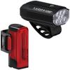 Lezyne Lite Drive 1200 Plus + Strip Drive Pro 400 Plus Light Pair Satin Black/Black, One Size view 1
