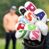 Craftsman Golf 10pcs Magnetic White Iron Headcover Head Covers Set with Large Colorful No. on Both Sides for Left and Right Handed Golfer view 2