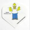 US Darts 3 Sets (9 Flights) Homer Simpson (White), The Simpsons Standard Dart Flights #5 view 1