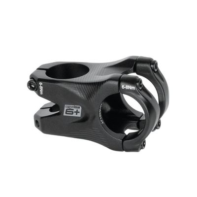 ergotec Ahead Stem, Bass 6+, 31.8mm, for Sporty MTBs & e-MTBs, 28.6mm Fork Clamp, 40mm Clamp Height, 45mm Extension, 45/45 Actual Length Gain, 0 Angle, Safety Level 6+