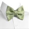 trilece Sage Green Bow Ties for Men - Men's Solid Pre-tied Clip on Bowties for Formal Wear - Adjustable Bow Tie - Bow ties for Woman (Moss Green) view 1