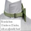 trilece Sage Green Bow Ties for Men - Men's Solid Pre-tied Clip on Bowties for Formal Wear - Adjustable Bow Tie - Bow ties for Woman (Moss Green) view 4