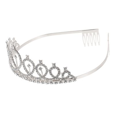 Beavorty Elegant Rhinestone Wedding Crown Headdress for Brides Lightweight Design Comfortable Fit for Weddings Parties and Photography