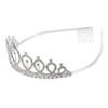 Beavorty Elegant Rhinestone Wedding Crown Headdress for Brides Lightweight Design Comfortable Fit for Weddings Parties and Photography