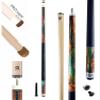 Champion Constellation Billiard Pool Cue Stick,56 inches, 57 inches, 60 inches, 11.75, 12.5mm, 12.75mm, or 13mm, White or Black Case (12.5mm tip Size, White case, CN-4 Pool cue 56 inches Long 19oz) view 2