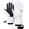 ALTALIVA Waterproof Windproof Moisture-Wicking Quick-Drying Warm Touchscreen Snowboard Winter Ski Men & Women Gloves for Skiing Running Cycling Sports (White(Upgrated),M) view 1
