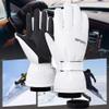 ALTALIVA Waterproof Windproof Moisture-Wicking Quick-Drying Warm Touchscreen Snowboard Winter Ski Men & Women Gloves for Skiing Running Cycling Sports (White(Upgrated),M) view 2