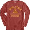 Iowa State Cyclones NCAA Officially Licensed Long Sleeve T-Shirt Team Color Dyed Ringspun, X-Large view 3