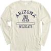 Arizona Wildcats NCAA Officially Licensed Long Sleeve T-Shirt Ivory Dyed Ringspun, Large view 3