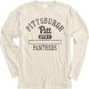 Pittsburgh Panthers NCAA Officially Licensed Long Sleeve T-Shirt Ivory Dyed Ringspun, XX-Large view 3