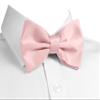 trilece Bow Ties for Men - Men's Solid Pre-tied Clip on Bowties for Formal Wear - Adjustable Bow Tie - Bow ties for Woman (Pastel Pink) view 1