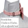 trilece Bow Ties for Men - Men's Solid Pre-tied Clip on Bowties for Formal Wear - Adjustable Bow Tie - Bow ties for Woman (Pastel Pink) view 3