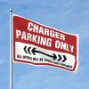 Funny Wall Flags Charger Parking Only Flag Flags For Room Girls Men Cave Decor (Size : 30X45CM) view 1