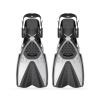 YIORYO Snorkel Fins, Professional Swimming Fins with Adjustable Buckles Open Heel, Diving Flippers for Men Women Youth Travel Size Short Fins for Snorkeling Diving Swimming (Size : S/M) view 1