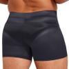 ACSUSS Men's See Through Shorts Mesh Stretchy Low Rise Short Pants Underwear Swim Trunk Dark Grey One Size view 3