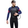 3Mm Ultra Stretch Neoprene Wetsuit for Men Women, One Piece Full Body Diving Suit Back Zip, Keep Warm UV Protection for Snorkeling, Scuba Diving Swimming, Surfing,Men,L view 3