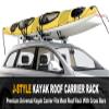 fenqing-y Aluminum J-Bar Rack Universal Kayak Roof Rack Canoe Boat Surf Ski Carrier Roof Top Mount for Vehicle, 4Pcs view 4